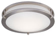 Boston Harbor CL200AC Flush Mount Ceiling Fixture, 120 V, 15 W, 1-Lamp, LED Lamp, 1050 Lumens, 3000 K Color Temp