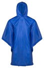 Diamondback PNC-01-L Poncho, One-Size, PVC, Blue, Hooded Collar