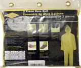 Diamondback RS2-01-XXL Rain Suit, 2XL, 44 in Inseam, EVA, Yellow, Hooded Collar, Snap Down Storm Flap Closure