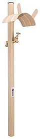 Landscapers Select HH-693 Hose Stand, 150 ft Capacity, Steel, Tan, Powder-Coated, Stake Mounting