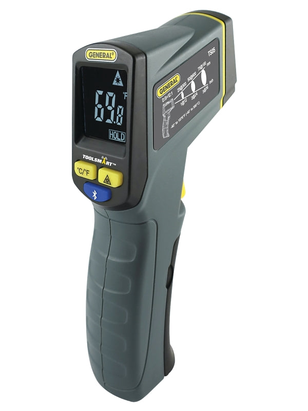 General ToolSmart TS05 Infrared Thermometer Kit, -40 to 1076 deg F, 1 deg Resolution