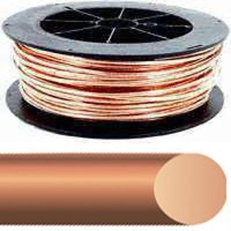 Southwire 8SOLX500BARE Bare Wire, Solid, 8 AWG Wire, 500 ft L, Copper Conductor