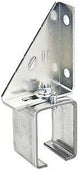 National Hardware N104-695 Box Rail Splice Bracket, 3-1/4 in W x 2 in D x 7-1/8 in H Dimensions, Steel, Galvanized, Pack of 2