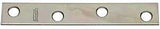National Hardware N114-405 Mending Brace, 4 in L, 5/8 in W, 0.08 in Gauge, Steel, Zinc, Screw Mounting
