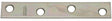 National Hardware N114-405 Mending Brace, 4 in L, 5/8 in W, 0.08 in Gauge, Steel, Zinc, Screw Mounting