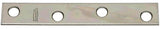 National Hardware N114-405 Mending Brace, 4 in L, 5/8 in W, 0.08 in Gauge, Steel, Zinc, Screw Mounting