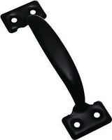 National Hardware N116-830 Door Pull, Black, 1-1/2 in W, 1-3/8 in D, 5-3/4 in H, Steel