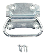 National Hardware V175 Series N117-002 Chest Handle, 4.23 in L, 3-1/2 in W, Steel, Zinc