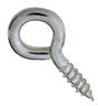 National Hardware N118-828 Screw Eye, #106, 0.19 in Dia Wire, 0.73 in L Thread, 1.79 in OAL, 50 lb Working Load, Steel