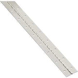 National Hardware V570 Series N148-171 Hinge, Nickel, 1-1/2 in W, Continuous Hinge