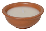 Seasonal Trends Y2646/Y2404 Terracotta Candle, Bowl, Terracotta, Citronella, 34 to 39 hrs Burn Time Carton, Pack of 18