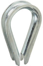 National Hardware 3232BC Series N176-800 Rope Thimble, 1-3/32 in Dia x 2-1/32 in L Dimensions, Steel, Zinc