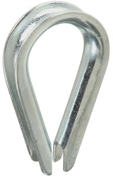 National Hardware 3232BC Series N176-800 Rope Thimble, 1-3/32 in Dia x 2-1/32 in L Dimensions, Steel, Zinc