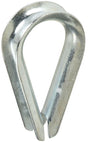 National Hardware 3232BC Series N176-826 Rope Thimble, 1-9/32 in Dia x 2-1/8 in L Dimensions, Steel, Zinc