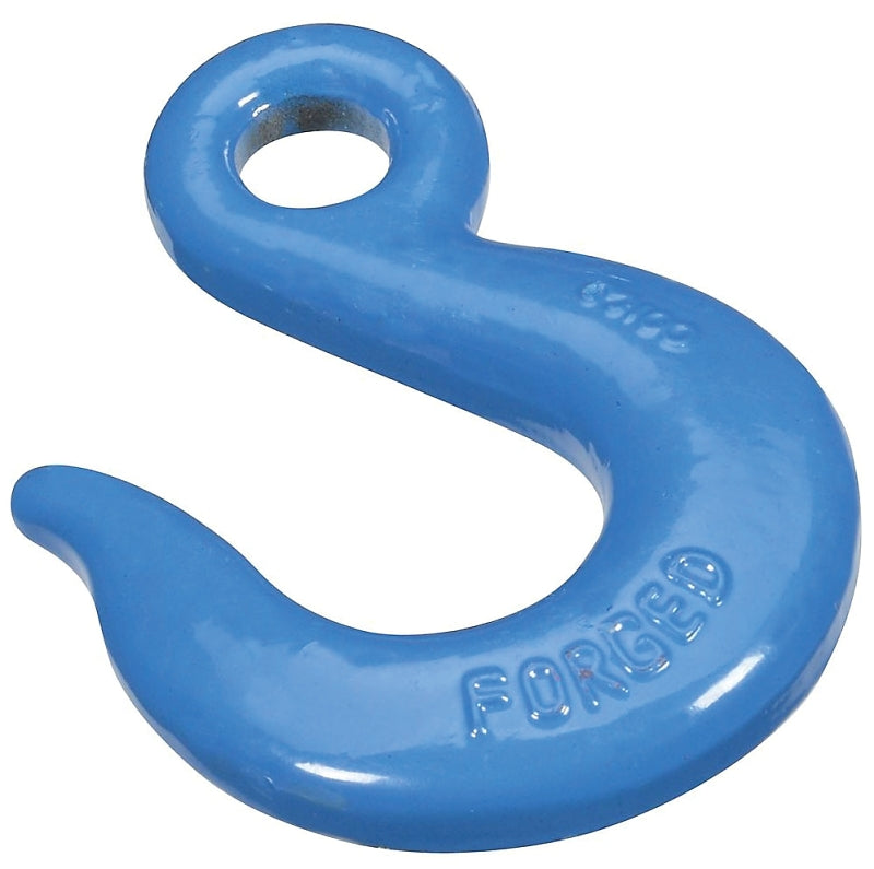 National Hardware 3243BC Series N177-352 Eye Slip Hook, 3/8 in, 5400 lb Working Load, Steel, Blue