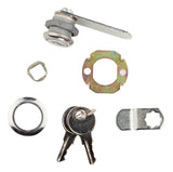 National Hardware V825 Series N183-756 Utility Lock, Keyed Lock, Y13 Yale, B1 Cole Keyway, Steel/Zinc, Chrome