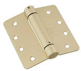 National Hardware N185-207 Spring Hinge, Cold Rolled Steel, Brass, Wall Mounting, 37 lb