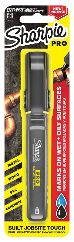 Sharpie 2018321 Permanent Marker, Chisel Lead/Tip, Black Lead/Tip