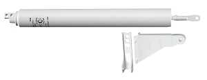 National Hardware V1337 Series N213-249 Door Closer, White, 5/16 in Dia Rod, 11-1/8 in L, Steel, 90 deg Opening