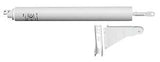National Hardware V1337 Series N213-249 Door Closer, White, 5/16 in Dia Rod, 11-1/8 in L, Steel, 90 deg Opening