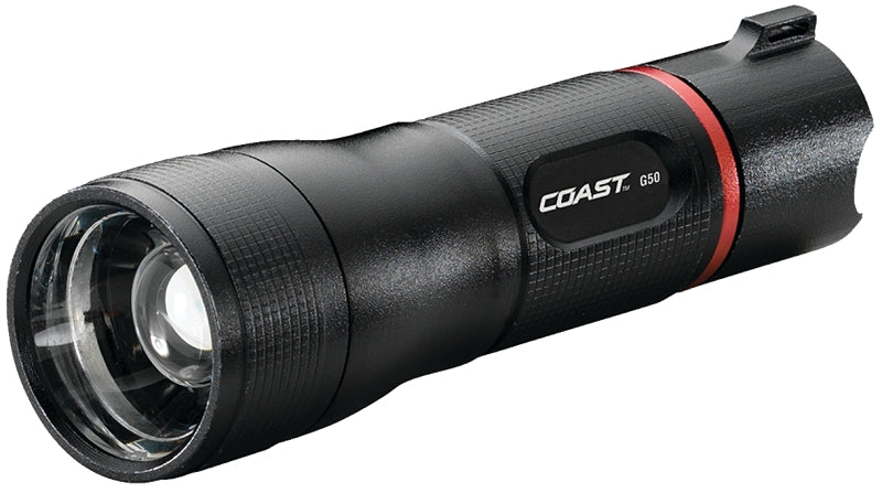 Coast TT8607CP Flashlight, AAA Battery, Alkaline Battery, LED Lamp, 355 Lumens Lumens, 189 m Beam Distance