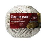 Ace #16 in. D X 510 ft. L White Wrapping Cotton Twine, Pack of 6