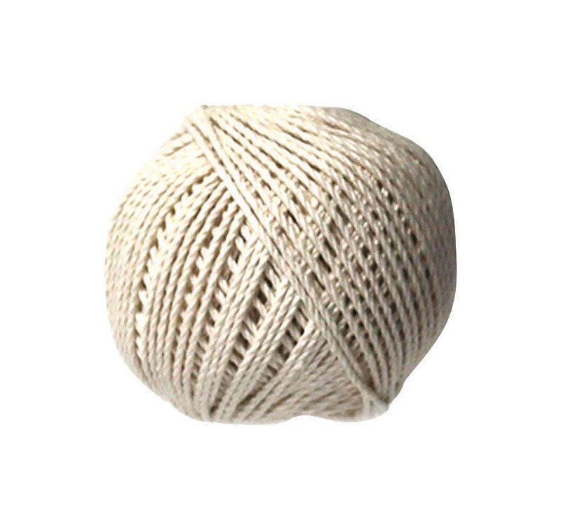 Ace 18 in. D X 200 ft. L White Twisted Cotton Twine, Pack of 6