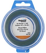 National Hardware V2571 Series N264-820 Wire, 0.023 in Dia, 100 ft L, 24 Gauge, 10 lb Working Load, Steel