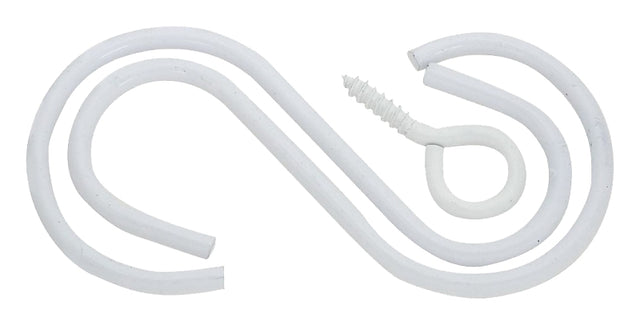 National Hardware V2665 Series N275-131 Extension Hook Kit, 3-1/2 in L, Steel, White