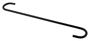 National Hardware V2668 Series N275-222 Extender S-Hook, 12 in L, Steel, Black