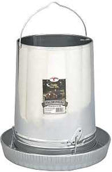 Little Giant 914043 Poultry Feeder, 30 lb Capacity, Rolled Edge, Galvanized Steel