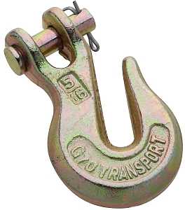 National Hardware N282-087 Clevis Grab Hook, 5/16 in, 4700 lb Working Load, Steel, Yellow Chrome