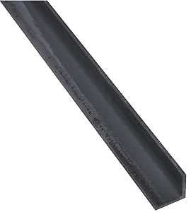 Stanley Hardware 4059BC Series N316-133 Angle Stock, 1-1/2 in L Leg, 36 in L, 3/16 in Thick, Steel, Plain