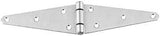 National Hardware N342-485 Strap Hinge, 6 in H Frame Leaf, Stainless Steel, Stainless Steel, Fixed Pin