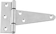 National Hardware N342-501 T-Hinge, 3-5/32 in H Dimensions, Stainless Steel, Stainless Steel, Fixed Pin