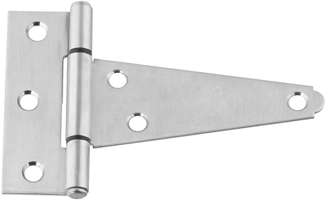 National Hardware N342-501 T-Hinge, Stainless Steel, Stainless Steel, Fixed Pin