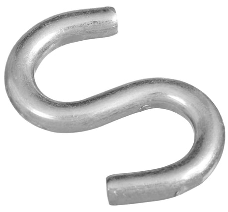 National Hardware N273-441 S-Hook, 120 lb Working Load, 0.312 in Dia Wire, Steel, Zinc