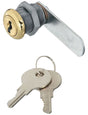 National Hardware V825 Series N239-160 Utility Lock, Keyed Lock, Steel/Zinc, Brass