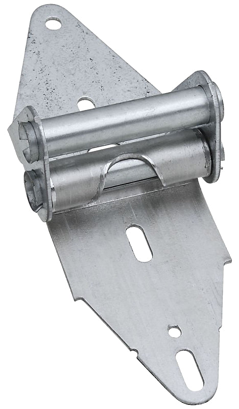 National Hardware N280-214 Utility Hinge, 2.49 in W Frame Leaf, 0.08 in Thick Frame Leaf, Galvanized Steel