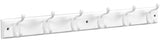 National Hardware B8170 Series S827-071 Hook Rail, Wall Mounting, 27 in L x 0.6 in W x 2.75 in H Dimensions, White, Wood