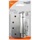 National Hardware N350-868 Spring Hinge, Steel, Satin Nickel, 37 lb