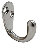 National Hardware SPB1425 N830-144 Robe Hook, 1-Hook, Zinc, Satin Chrome