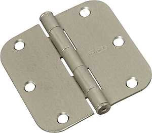 National Hardware N830-328 Door Hinge, Steel, Satin Nickel, Full-Mortise Mounting