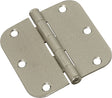 National Hardware N830-328 Door Hinge, Steel, Satin Nickel, Full-Mortise Mounting