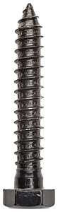 National Hardware V1863 Series N179-155 Lag Bolt, 1/2 in Thread, Steel, Powder-Coated