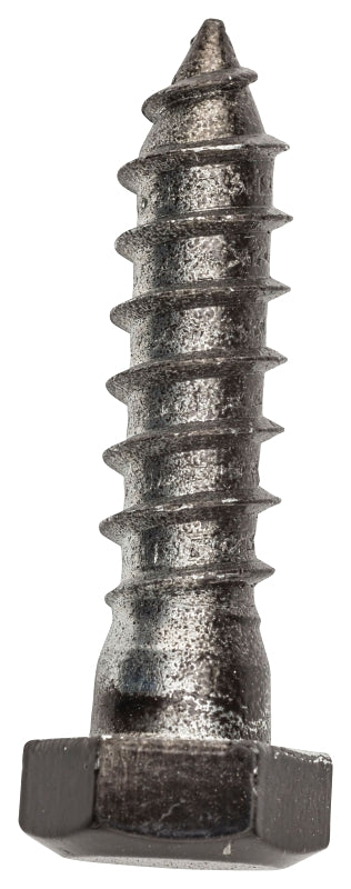 National Hardware V1863 Series N179-156 Lag Bolt, 3/8 in Thread, Steel, Powder-Coated