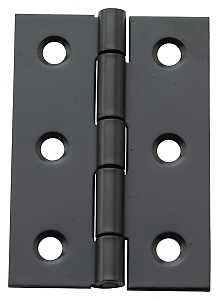 National Hardware N211-021 Decorative Broad Hinge, 2 in H Door Leaf, 3/64 in Thick Door Leaf, Steel, Oil-Rubbed Bronze