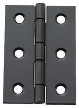 National Hardware N211-021 Decorative Broad Hinge, 2 in H Door Leaf, 3/64 in Thick Door Leaf, Steel, Oil-Rubbed Bronze