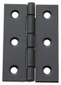 National Hardware N211-021 Decorative Broad Hinge, 2 in H Door Leaf, 3/64 in Thick Door Leaf, Steel, Oil-Rubbed Bronze