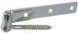 National Hardware N129-767 Hook/Strap Hinge, 0.22 in Thick Leaf, Steel, Zinc, Screw Mounting, 150 lb